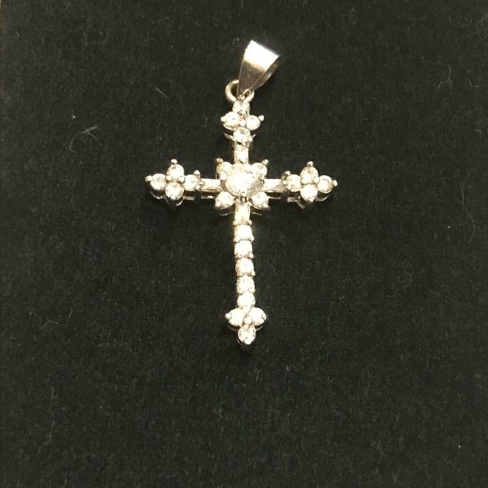 Cross Pendant with 18” s/s chain